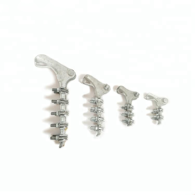 Bolted type gun / strain clamps, tension clamps, dead end clamps hot-dip galvanized